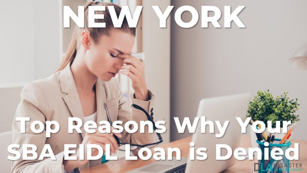 Why your New York SBA EIDL Loan Was Denied