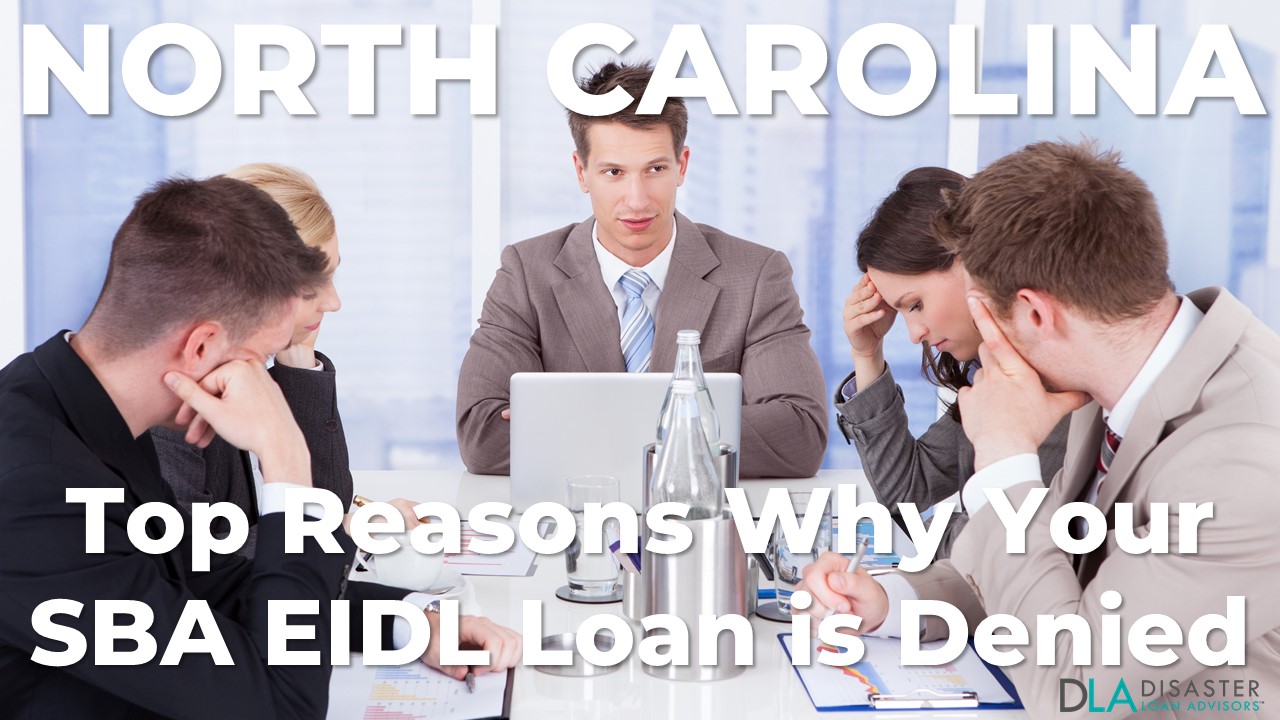 Why your North Carolina SBA EIDL Loan Was Denied