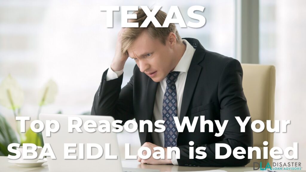 Why your Texas SBA EIDL Loan Was Denied