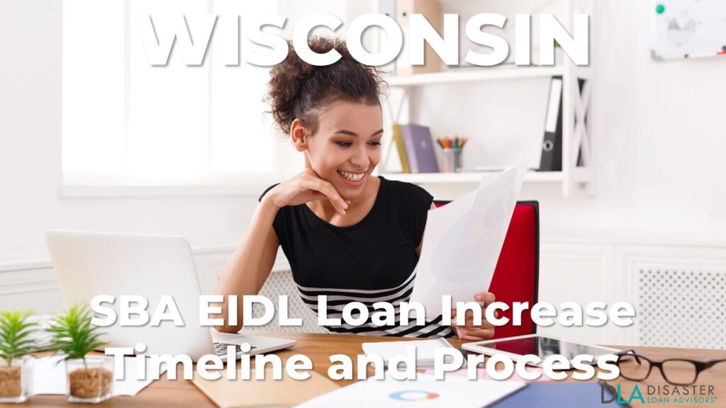 Wisconsin SBA EIDL Loan Increase Timeline and Process