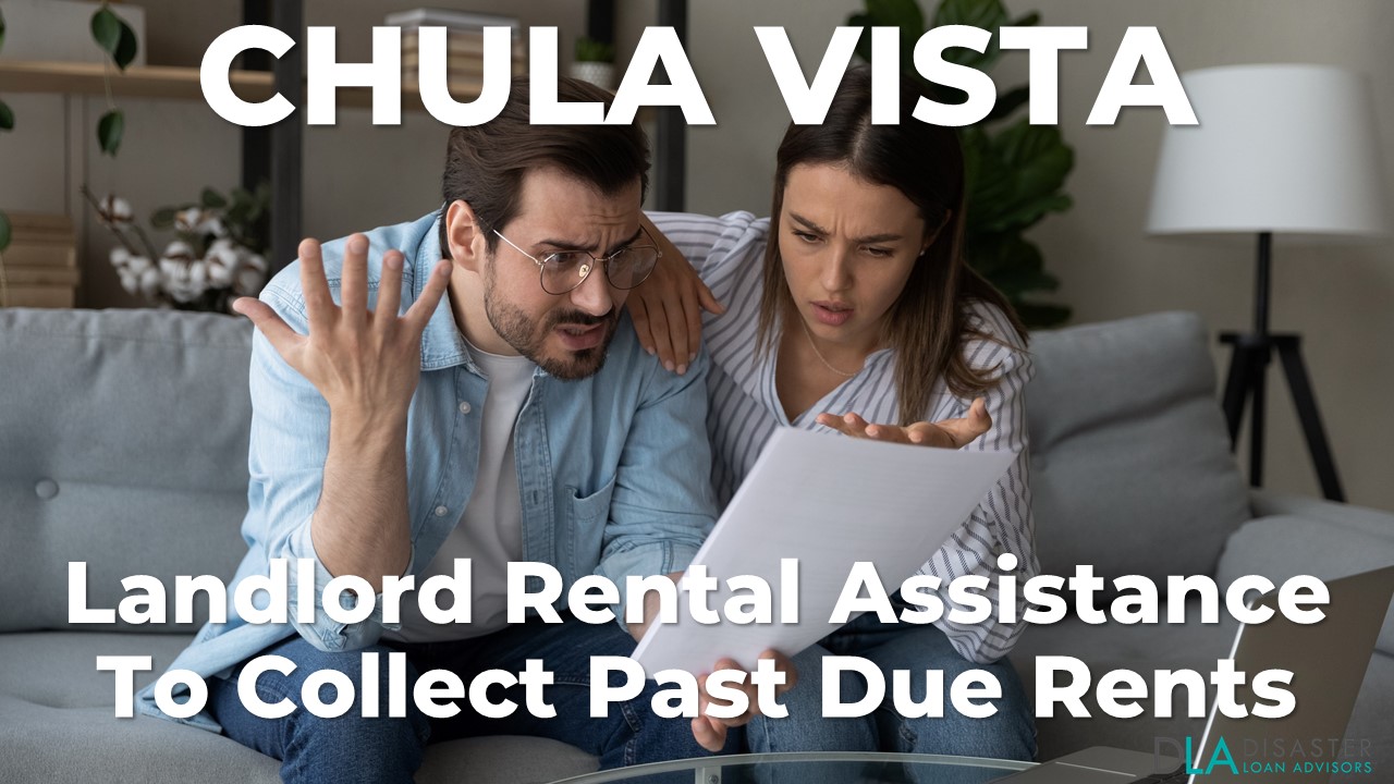 Chula Vista, CA Landlord Rental Assistance Programs for Unpaid Rent