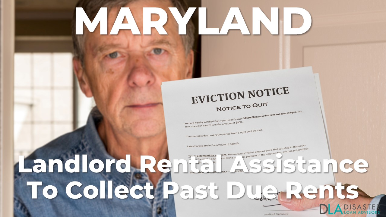 Maryland Evictions: Tenant Rental Assistance to Get Landlords Rent Paid
