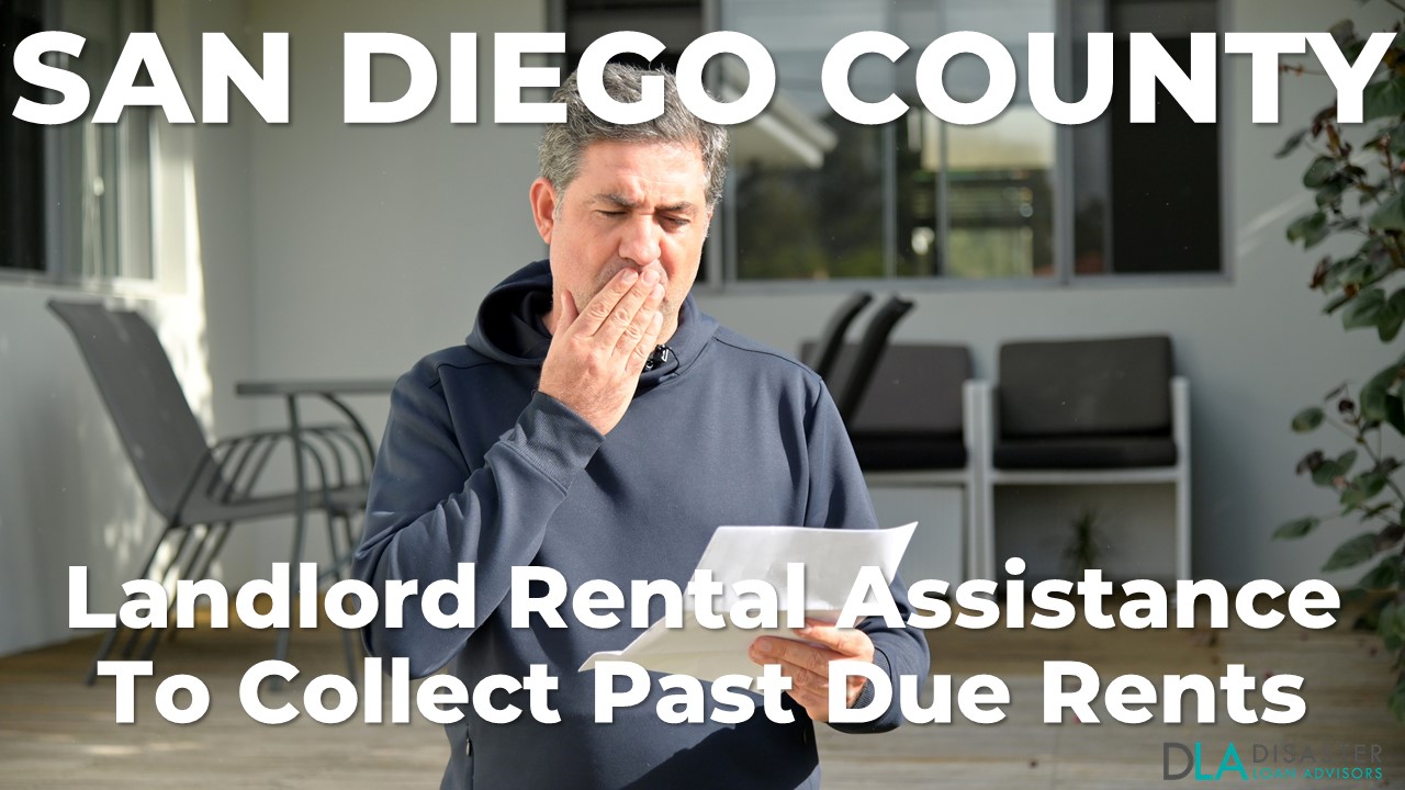 San Diego County, California Landlord Rental Assistance Programs for Unpaid Rent