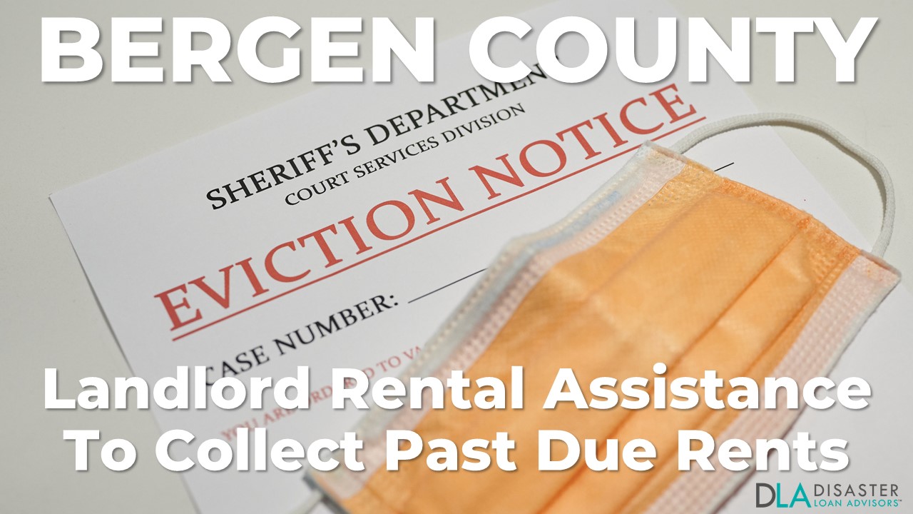 Bergen County, New Jersey Landlord Rental Assistance Programs for Unpaid Rent