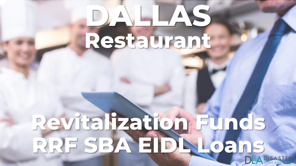 Dallas, Texas Restaurant Revitalization Funds SBA RFF