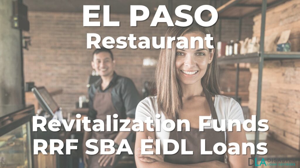El Paso, Texas Restaurant Revitalization Funds SBA RFF