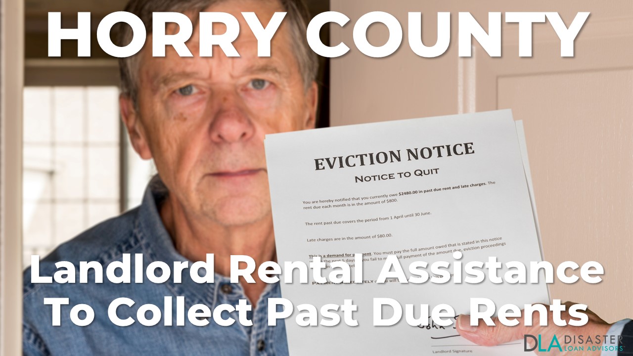 Horry County, South Carolina Landlord Rental Assistance Programs for Unpaid Rent