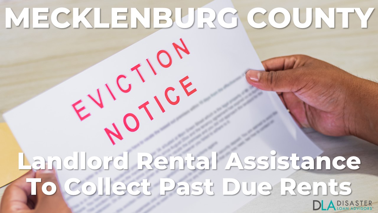 Mecklenburg County, North Carolina Landlord Rental Assistance Programs for Unpaid Rent