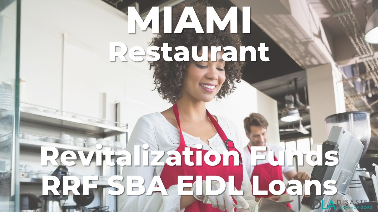 Miami, Florida Restaurant Revitalization Funds SBA RFF