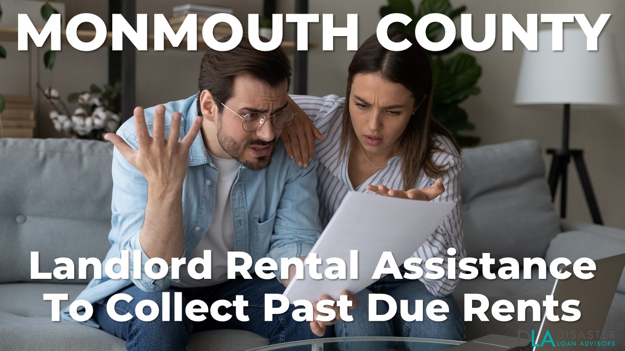 Monmouth County, New Jersey Landlord Rental Assistance Programs for Unpaid Rent