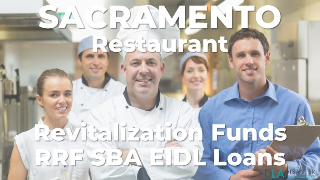 Sacramento, California Restaurant Revitalization Funds SBA RFF