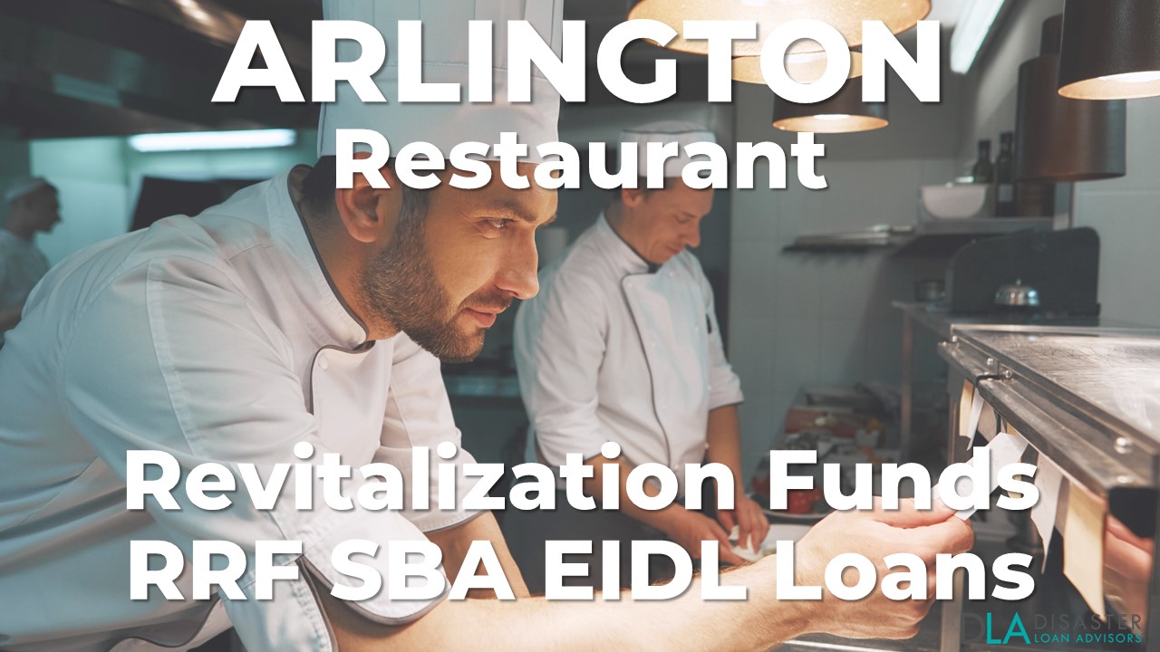 Arlington, Virginia Restaurant Revitalization Funds SBA RFF