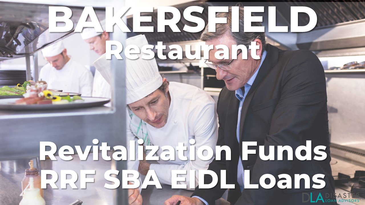 Bakersfield, California Restaurant Revitalization Funds SBA RFF