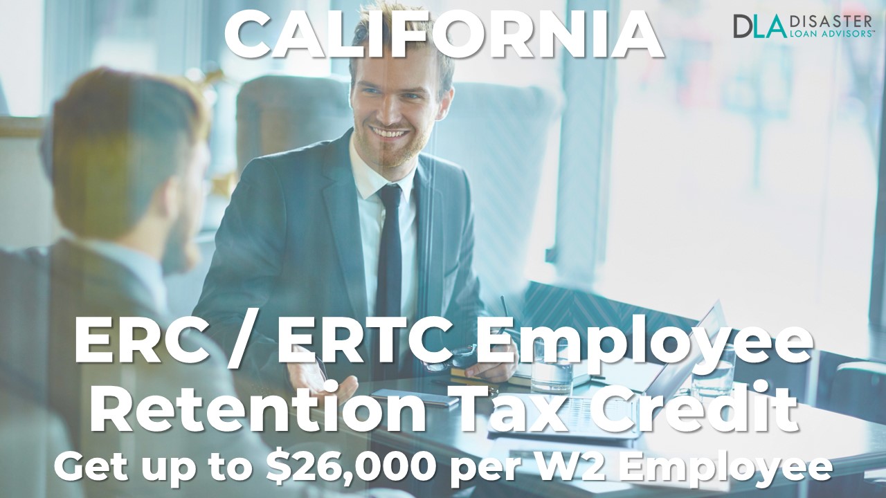 California Employee Retention Credit (ERC) in CA