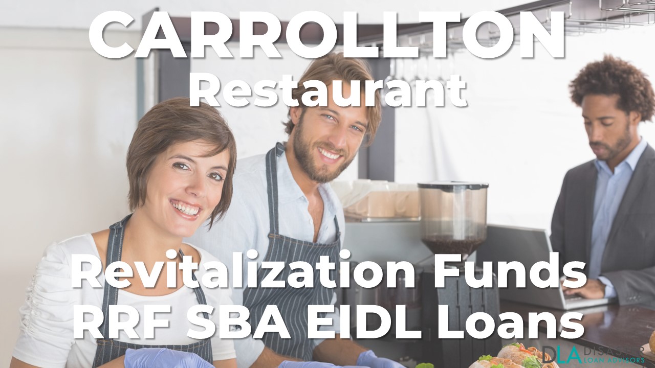 Carrollton, Texas Restaurant Revitalization Funds SBA RFF
