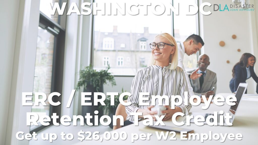 District of Columbia (Washington DC) Employee Retention Credit (ERC) in DC