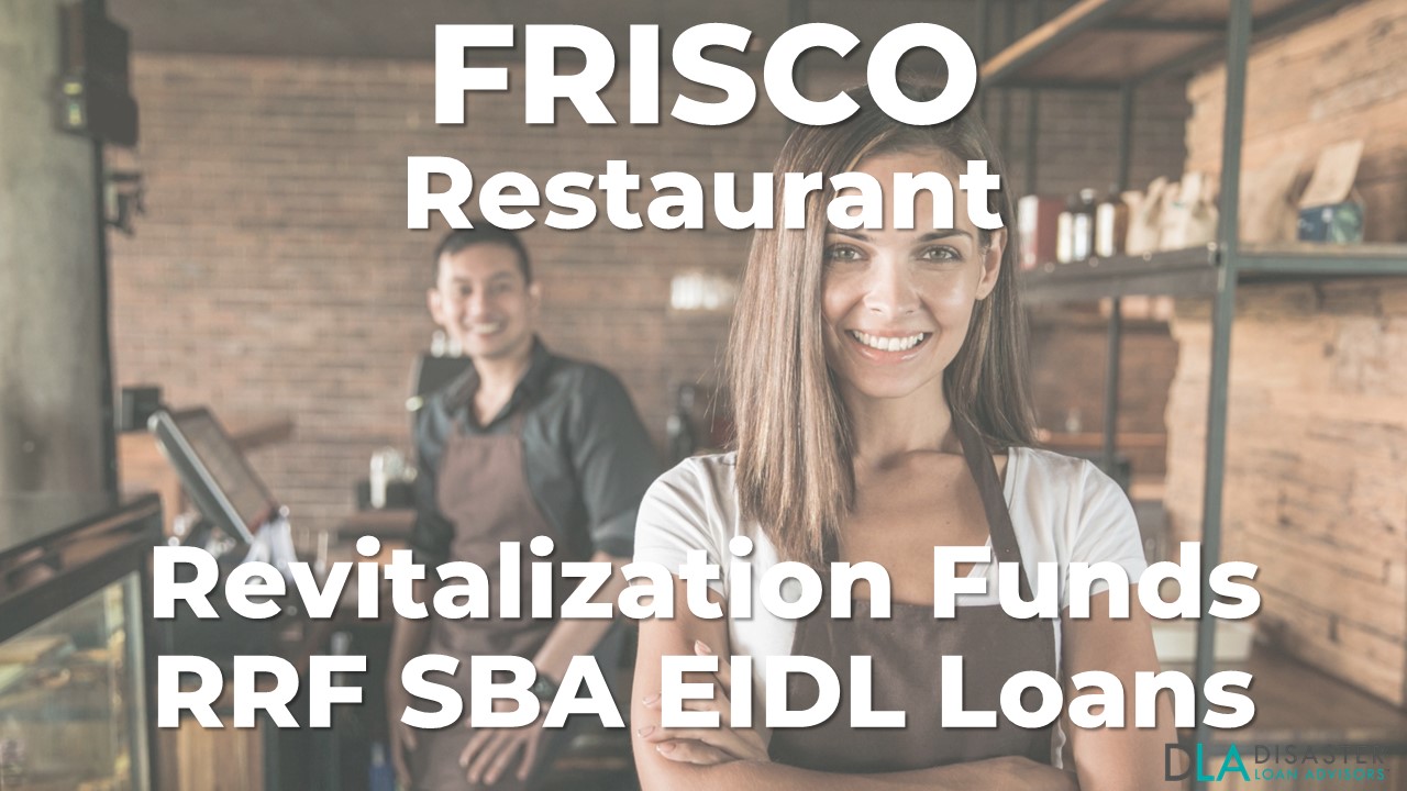 Frisco, Texas Restaurant Revitalization Funds SBA RFF