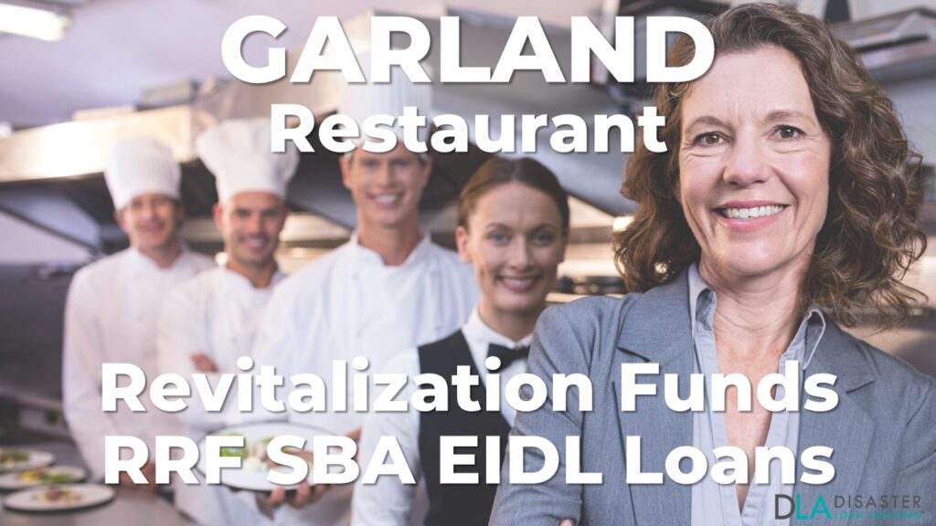 Garland, Texas Restaurant Revitalization Funds SBA RFF