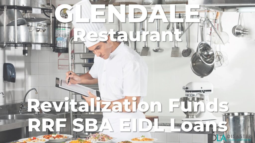 Glendale, California Restaurant Revitalization Funds SBA RFF
