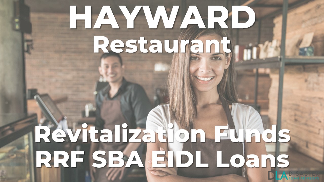 Hayward, California Restaurant Revitalization Funds SBA RFF