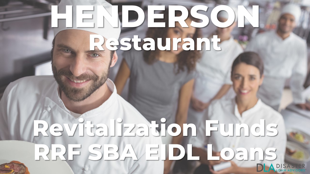 Henderson, Nevada Restaurant Revitalization Funds SBA RFF