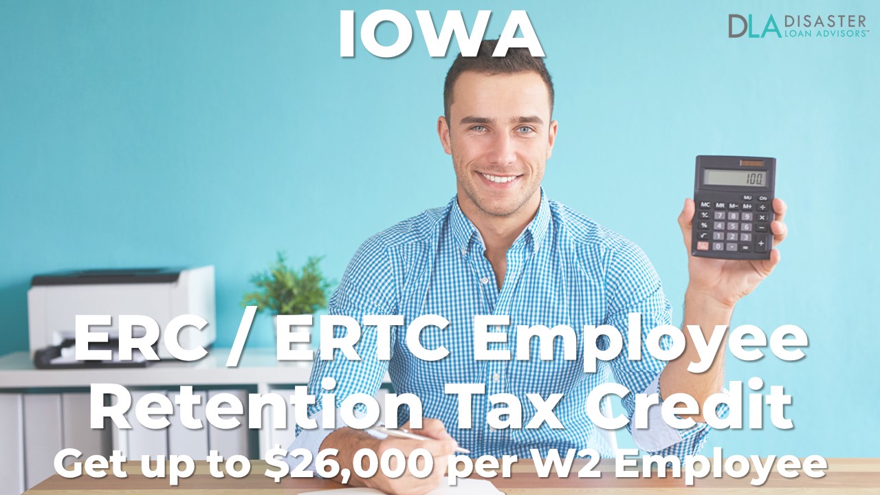 Iowa Employee Retention Credit (ERC) in IA