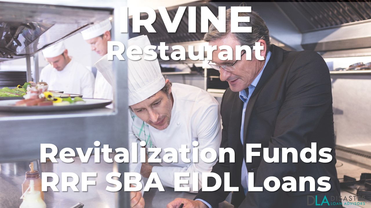 Irvine, California Restaurant Revitalization Funds SBA RFF