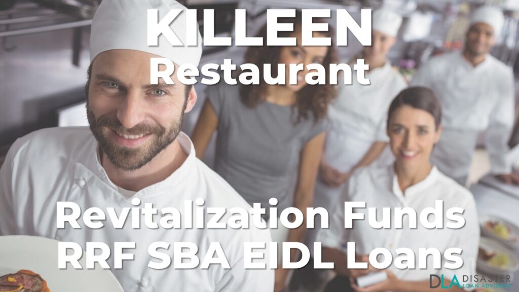 Killeen, Texas Restaurant Revitalization Funds SBA RFF