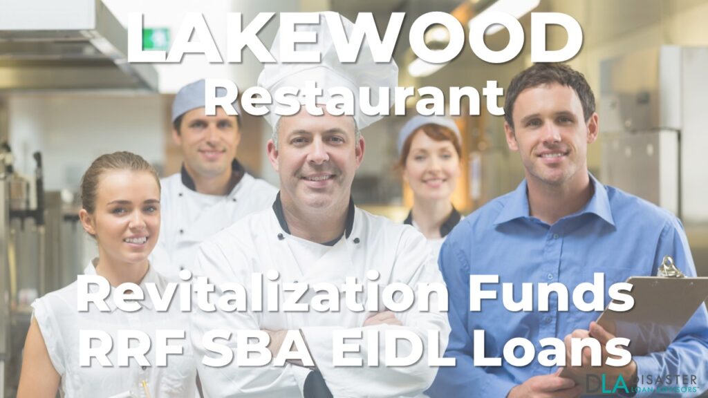 Lakewood, Colorado Restaurant Revitalization Funds SBA RFF