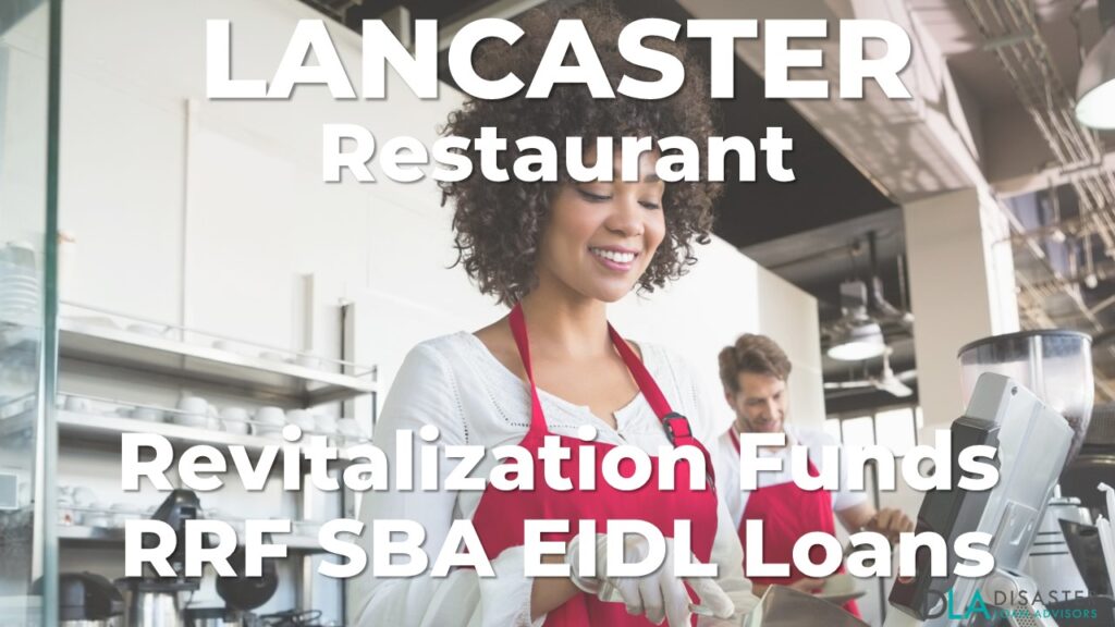 Lancaster, California Restaurant Revitalization Funds SBA RFF
