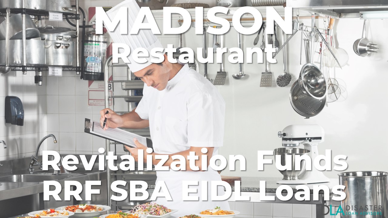 Madison, Wisconsin Restaurant Revitalization Funds SBA RFF