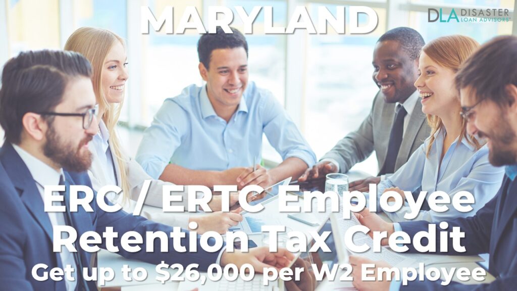 Maryland Employee Retention Credit (ERC) in MD