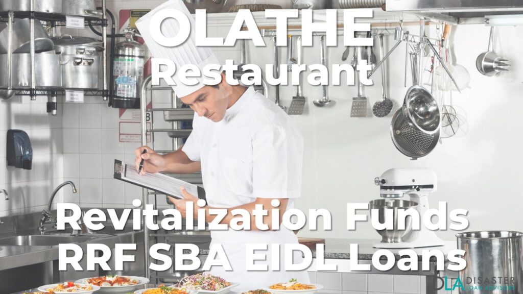 Olathe, Kansas Restaurant Revitalization Funds SBA RFF
