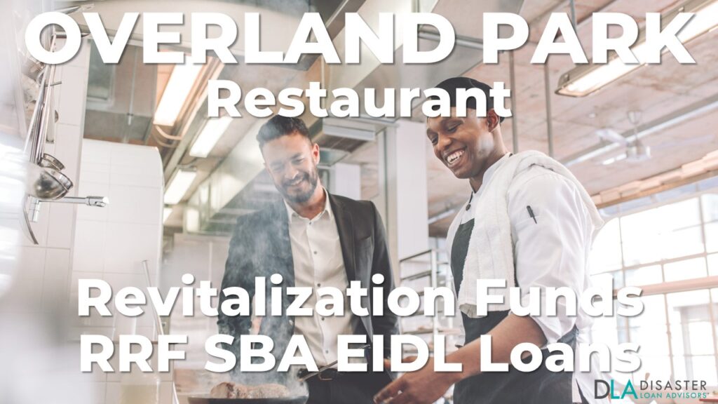 Overland Park, Kansas Restaurant Revitalization Funds SBA RFF