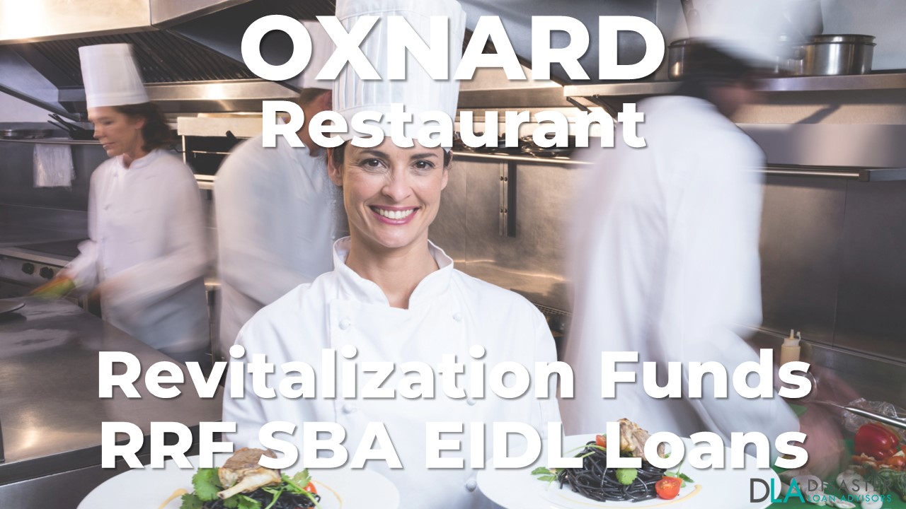 Oxnard, California Restaurant Revitalization Funds SBA RFF