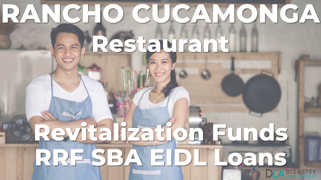 Rancho Cucamonga, California Restaurant Revitalization Funds SBA RFF