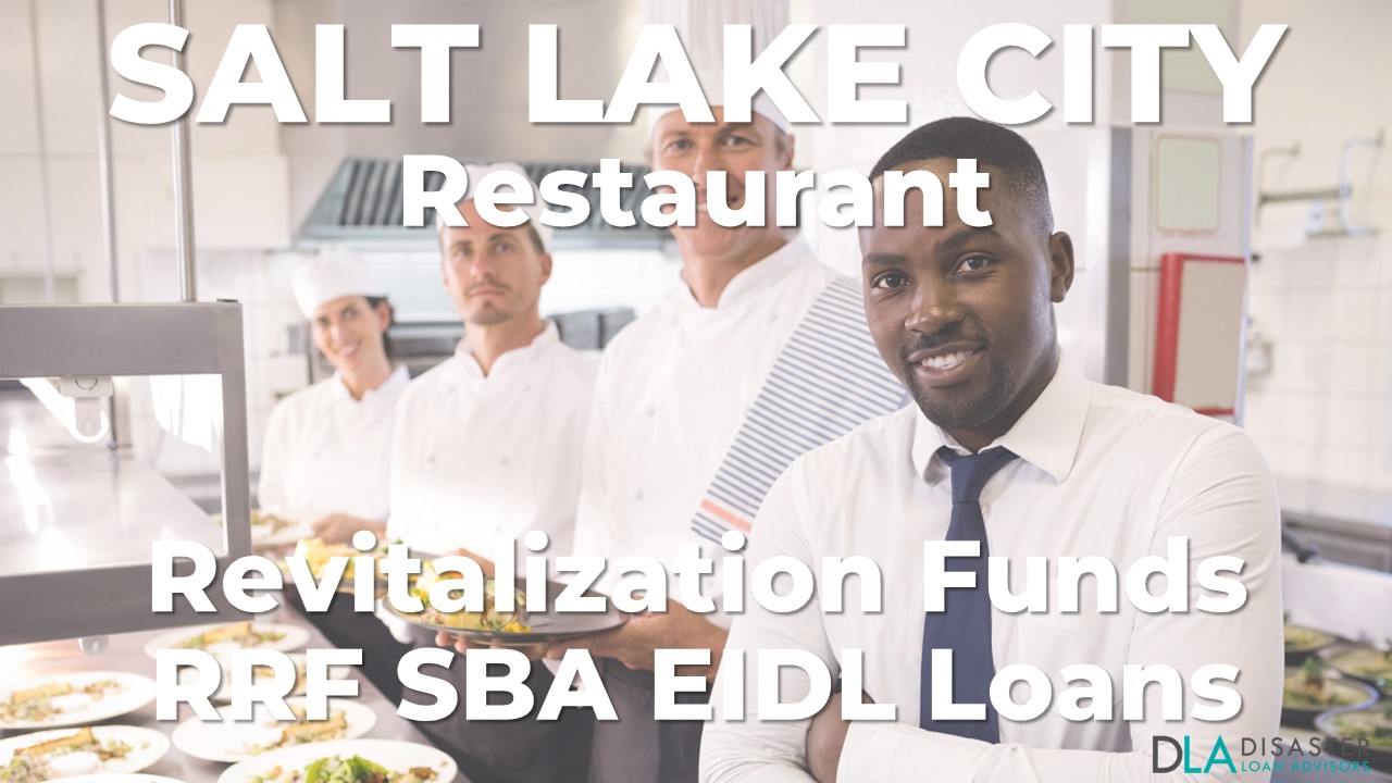 Salt Lake City, Utah Restaurant Revitalization Funds SBA RFF