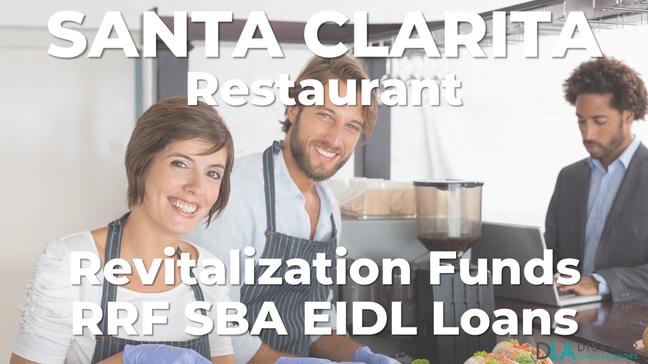 Santa Clarita, California Restaurant Revitalization Funds SBA RFF