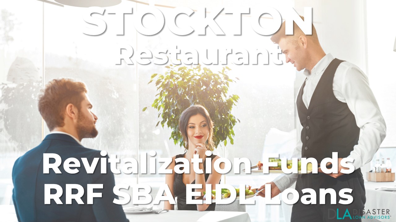 Stockton, California Restaurant Revitalization Funds SBA RFF