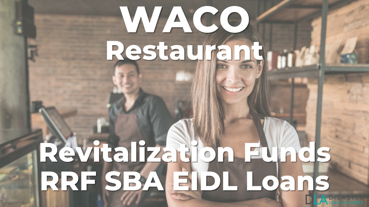 Waco, Texas Restaurant Revitalization Funds SBA RFF