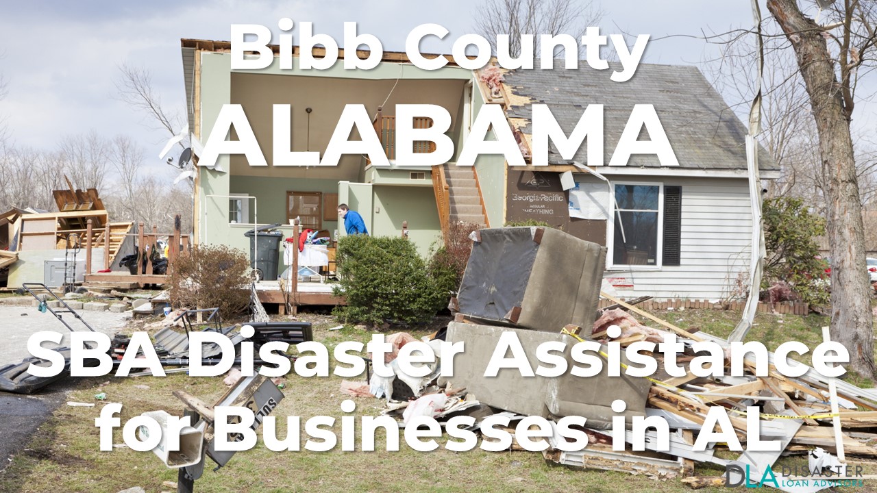 Bibb County Alabama SBA Disaster Loan Relief for Tornado AL-00126