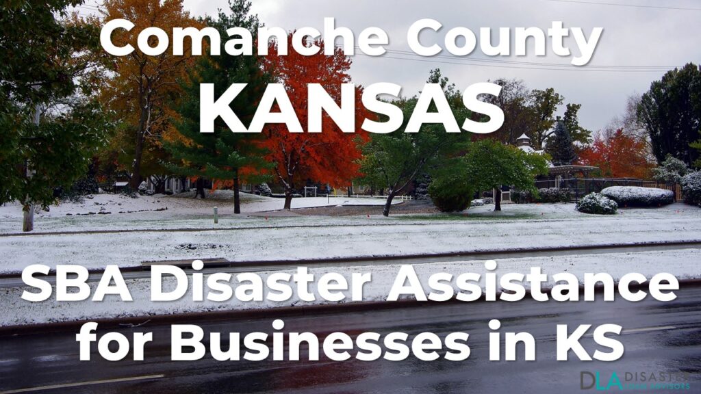 Comanche County Kansas SBA Disaster Loan Relief for Severe Winter Storms and Straight-line Winds KS-00157