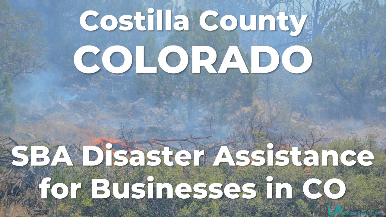 Costilla County Colorado SBA Disaster Loan Relief for Wildfires and Straight-line Winds NM-00080