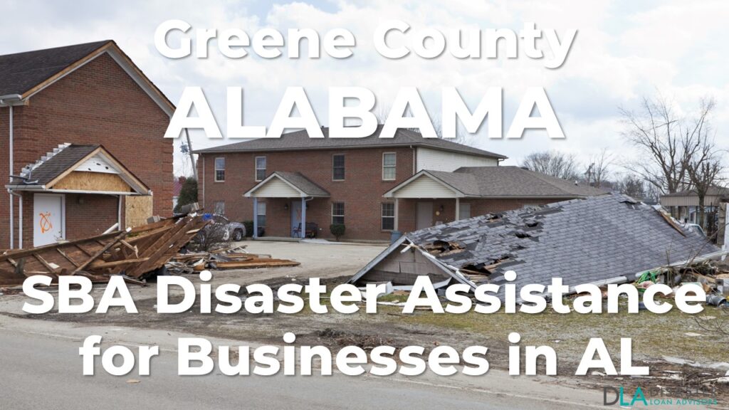 Greene County Alabama SBA Disaster Loan Relief for Tornado AL-00126
