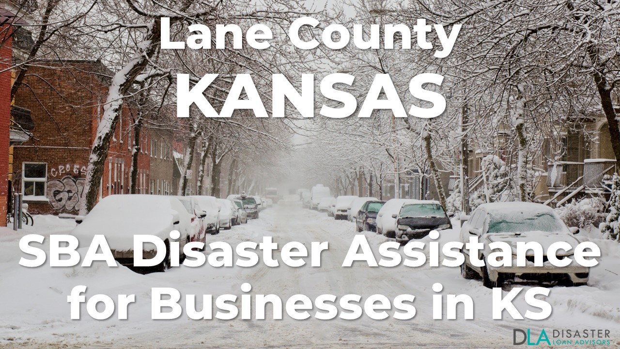 Lane County Kansas SBA Disaster Loan Relief for Severe Winter Storms and Straight-line Winds KS-00157
