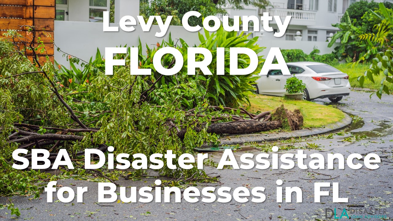 Levy County Florida SBA Disaster Loan Relief for Tornado FL-00173