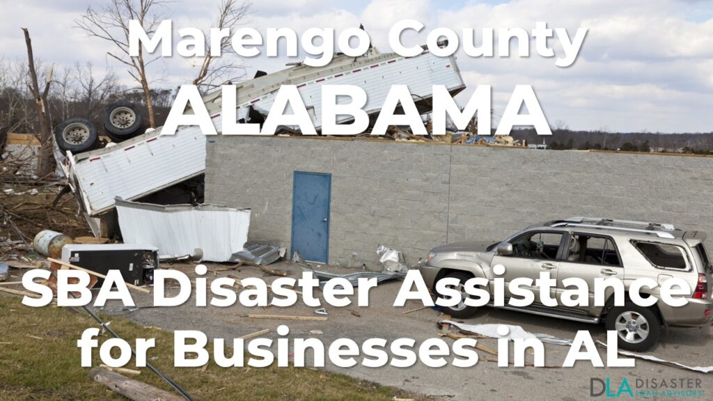 Marengo County Alabama SBA Disaster Loan Relief for Tornado AL-00126