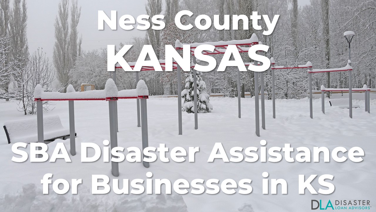 Ness County Kansas SBA Disaster Loan Relief for Severe Winter Storms and Straight-line Winds KS-00157