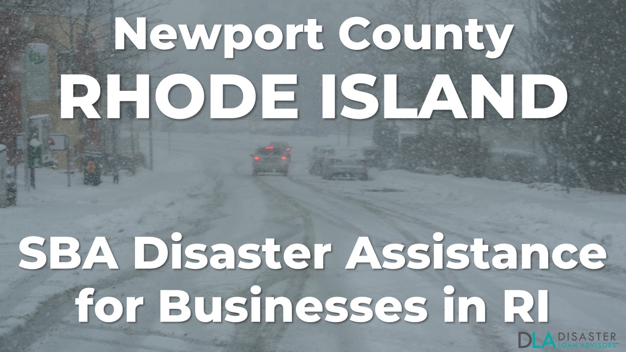 Newport County Rhode Island SBA Disaster Loan Relief for Severe Winter Storm and Snowstorm RI-00024