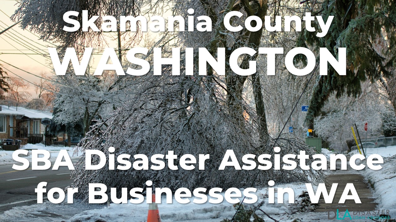 Skamania County Washington SBA Disaster Loan Relief for Winter Weather and Flooding WA-00103